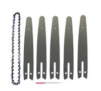 DHRCONPA Catena e piastra guida da 4/8 di pollice Mini catene for motosega in acciaio Motoseghe elettriche Accessorio di ricambio