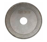 DHRCONPA Lama for sega for lastra di roccia lapidaria diamantata da 4" pollici, 100 mm, bordo dentellato da 0,7 mm, foro for albero da 20 mm con boccola da 5/8" for gemme, agata e diaspro