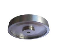 DHRCONPA Mola diamantata da 6 pollici 150 mm x 25 x 12,7 mm, grana 80/180/240/600/800/1000, diametro della smerigliatrice a forma piatta for lucidatura di metalli e pietre