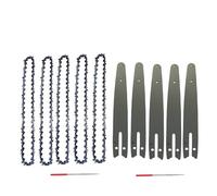 DHRCONPA Motosega elettrica senza spazzole da 6/8 pollici, portatile, senza fili, for la potatura dei rami degli alberi, for la lavorazione del legno e for il giardinaggio