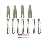 DHRCONPA Set di guide for catene for motosega da 4 pollici, piastra guida e testa di taglio