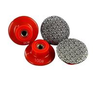 DHRCONPA Tamponi lucidanti diamantati elettrolitici da 2 pollici e 50 mm con filettatura M14 for piastrelle, vetro, cemento, pietra, dischi abrasivi for lucidatura
