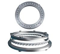 DHRH Piastra Girevole con Supporto Girevole, per carichi Pesanti, Base Girevole a 360 Gradi, Piastra Girevole Liscia, Spessore 15 mm, Pad in Gomma filettata