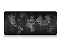 DHSBD 60X30 / 70X30 / 80X30 Cm / 80X40 / 90X40 Cm Mappa del Mondo Bordo di Blocco Mouse Pad Gamer Grande Tastiera del Computer Tappetino da Gioco da Tavolo Mousepad 90X40 Cm