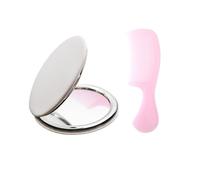 DHSBGWSX 1 compresse microscopiche, cassettiera 1 pellicola con cassettiera, occhiali da braccio, bicchieri compac, piastra lisciante, specchio da trucco dall'aspetto realistico