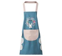 DHSBGWSX 1 Pezzo Di Grembiule Da Donna, Grembiule Da Donna Con Tasche, Grembiule Da Cucina Da Donna, Grembiule Impermeabile Da Donna, Grembiule Da Cucina Da Uomo (Blu)
