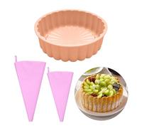 DHSBGWSX 1 stampo in silicone e 2 sacchetti decorativi, sacchetti per panna, stampo per dolci, accessori da forno