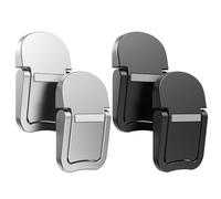 DHSBGWSX 2 paia di supporti per tastiera per computer portatile, rialzi per tastiera, supporto per laptop, rialzi per tastiera portatili (nero, argento)