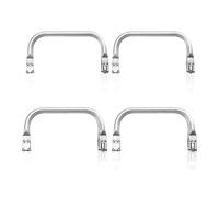 DHSBGWSX 4 pezzi cornici per borse in alluminio, accessori per la produzione di borse, accessori fai da te, kit fai da te, strumenti fai da te