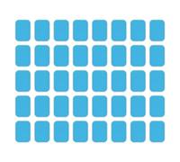 DHSBGWSX 40 cuscinetti in gel di ricambio, per addominali, addominali, addominali, addominali, cuscinetti per tonificazione in gel inferiori, cuscinetti adesivi per allenamento addominali