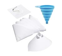 DHSBGWSX 80 fogli di carta perdita di colore, 1 imbuto, 1 gancio, filtro a rete, separatore olio e acqua, filtro fine