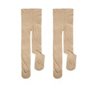 DHSBGWSX Calze da balletto, 2 pezzi, per ragazze, calze da balletto, leggings da balletto, abbigliamento elastico, color carne, Taglia unica