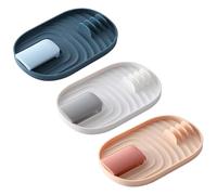 DHSBGWSX Scaffalatura 3 pezzi per coperchio pentola, scaffale da cucina, per piani di lavoro, cucchiaio e bacchette, scarichi