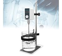 DHsdlpLU Agitatore Magnetico Digitale in Testa, velocità/Fasatura Regolabile, 100-2000 Giri/Min / 50-1200 Giri/Min, con Piastra di Agitazione/Fissaggio del Recipiente, 100-240 V,OS-20L