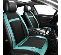 DHsdlpLU Coprisedili per Auto 3 in 1 con Ventilazione e Raffreddamento Estivo, universali, Adatti per la Maggior Parte di Auto, SUV, berline, Pick-up, Veicoli,Cyan-24V