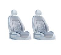 DHsdlpLU Cuscino monoposto per Auto 3 in 1 con Funzione di Raffreddamento Estivo (2 Pezzi) con Massaggio e Temperatura, Tre impostazioni di Temperatura,Grey