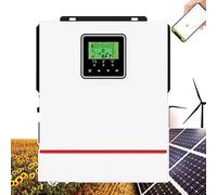 DHsdlpLU Inverter Solare da 1000 W/1500 W, Inverter Ibrido Fuori Rete + Regolatore di Carica Mppt da 40 A, per Batteria al Piombo E al Litio da 12 V/24 V,12V-1000W