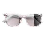DHsdlpLU Occhiali Bluetooth Smart per Uomo e Donna, Display Indossabile, Lenti Anti-Scolorimento per Esterni, Cuffie alla Moda per Chiamate,Pink-Color-Changing