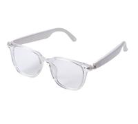 DHsdlpLU Occhiali da Sole Bluetooth Intelligenti Oversize per Donne e Uomini, Ascolta Musica e chiamate, Occhiali fotocromatici Comodi da Indossare, Luce Blu,White