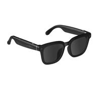 DHsdlpLU Occhiali da Sole Intelligenti Bluetooth con Fotocamera e AI, traduzione in Tempo Reale, Oltre 100 Lingue e Accenti, connessione Wi-Fi,Black-Sunglasses