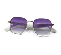 DHsdlpLU Occhiali da Sole polarizzati con Tecnologia AI Smart Bluetooth, Ascolta Musica e chiamate, Protezione UV400, Supporta Una Ricarica Rapida di 15 Minuti,Purple