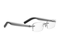 DHsdlpLU Occhiali da Sole polarizzati Smart Bluetooth con Montatura Grande, Stile retrò, per Donne e Uomini, Riproduzione Musicale, Lunga Durata in Standby,Semi-Transparent-Gray