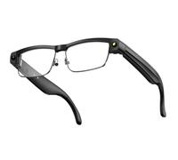 DHsdlpLU Occhiali di Sicurezza Intelligenti Anti-scolorimento con 8 Milioni di Pixel, Registrazione Video HD 1200P, Occhiali da Sole Intelligenti,Black-Metal-Frame-Transparent-Photochromic-Lenses