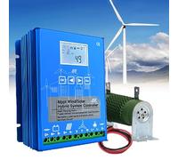 DHsdlpLU Regolatore di Carica Ibrido Solare del Ve-nto Mppt di 400-2000w, con Il Pannello Solare del Generatore della Turbina di Ve-nto del Carico di Scarico,1000W-24V