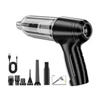 DHsdlpLU Soffiatore d'Aria compressa 3 in 1 aspirapolvere con 2 regolazioni di velocità, Ricaricabile Via Type-C, soffiatore d'Aria a Lunga Durata,F