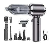 DHsdlpLU Soffiatore d'Aria compressa 3 in 1 aspirapolvere con 3 regolazioni di velocità, Ricaricabile Via Type-C, soffiatore d'Aria a Lunga Durata,D