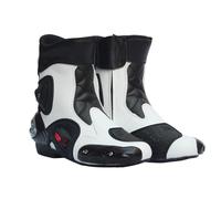 DHsdlpLU Stivali da Motocross per Moto da Cross, da Corsa, da Strada, da Uomo E da Donna, Impermeabili, Sportivi, Antiscivolo, Rinforzati, dal Design Confortevole.,White-43