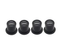 DHSKFUA 4pcs per Lenti per Lenti per ingrandimento per Gioielli per la Riparazione dell'orologio in Fase di Testa Portatile per ingrandimento per Un Design ergonomico di ispezione ravvicinata per