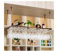 DHSKFUA Porta di vino appeso Porta di vetro Vino Wall Appesi Ornamenti in acciaio inossidabile Explay, adatto per calici, bicchieri rossi Cucine per la casa Cucine per la casa. progress