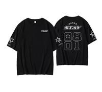 DHSPKN Skz 5 Star Album Merch T Shirt Felix Jisung Hyunjin Minho Bangchan Changbin Concerti Tee Rockstar 8° Mini Album Unisex Top