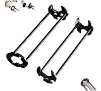 DHSWNNG 2 Pezzi Chiave per Rubinetto Sottolavello, 11 Misure Multifunzione Chiave per Dadi Rubinetti Chiave Rubinetto Lavello Universale a Quattro Ganasce per la Riparazione Della Cucina