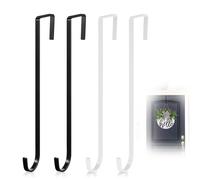 DHSWNNG 4 Pezzi Ganci per Porte, Ganci Sopra la Porta in Acciaio Inox Gancio Porta da Appendere per Decorazione Matrimoni Casa Ufficio Porta