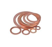 DHSWZ Ctongrun-Rondelle di Tenuta M3 - M7 Guarnizione della Guarnizione Rame Guarnizione Piatta rondella di Tenuta in Rame, Resistente all'Usura (Inner Diameter : M7x13x1-100PCS)