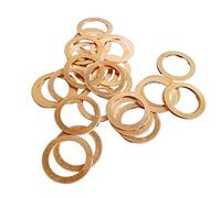 DHSWZ Ctongrun-Rondelle di Tenuta M7 Guarnizione TERIE Diametro Interno 7 mm Anello di Tenuta Sottile Foglio t3 rondella di Rame Rosso, Resistente all'Usura (Inner Diameter : 7x11x1 (50pcs))