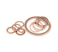 DHSWZ Ctongrun-Rondelle di Tenuta Rondella di Rame M24 Rondella di Guarnizione della rondella Piatta di Rame, Resistente all'Usura (Inner Diameter : 24x30x2, Number of PCS : 10Pcs)