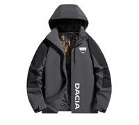 DHUAOPCK Giacca con Cappuccio Da.ci-a, Uomo Invernale Leggero Piumino, di transizione resistente al freddo per la stagione autunno-inverno, light(Dark Grey,L)