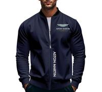 DHUAOPCK Giacca Leggera da Uomo a Maniche Lunghe A.s.t.o.n M.a.r_tin, Giubbino Classica da Esterno Full Zip, Cardigan Il Tempo Libero Unisex, Uomo(NavyBlue,L)