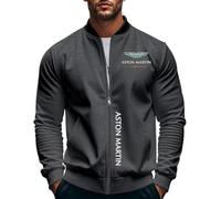 DHUAOPCK Giacca Leggera da Uomo a Maniche Lunghe A.s.t.o.n M.a.r_tin, Giubbino Classica da Esterno Full Zip, Cardigan Il Tempo Libero Unisex, Uomo(Dark Grey,S)