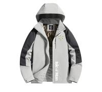 DHUAOPCK Piumino Uomo Leggero Is.le of M.a.n T.T, Quilted Transitional Puffer Light Packable Jacket, Caldo Invernale Giubbotto, light(Light Grey,S)