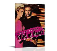 DHUQWEYWQEB Poster artistico da parete su tela con immagine di cuore selvaggio, decorazione per la casa, soggiorno, camera da letto, 20 x 30 cm, con cornice