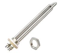 DHVIJA Riscaldatore 12V / 24V / 36V / 48V Immersione Tubolare Acqua Riscaldamento DN25. Thread Solar Water Riscaldaster Resistenza Joyous(Heater Nut,12v 600w BSP)