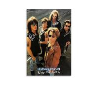 DHWDPO Bon Poster Jovi-Keep The Faith su tela, decorazione artistica da parete per casa, soggiorno, camera da letto, 20 x 30 cm, senza cornice