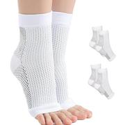 DHWEKU 2Pairs Cavigliera Sportiva Cavigliera Ortopedica Tutore Caviglia Distorsione Fascia Elastica Caviglia Suppor per Cavigliera Uomo E Donna Fascite Plantare L/XL