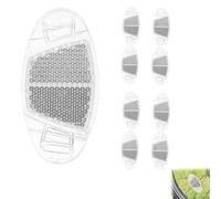 DHWEKU 8 Pezzi Catarifrangenti Raggi Ruota Bici, Riflettori per Raggi, Riflettore Bicicletta per la Sicurezza di Guida Notturna