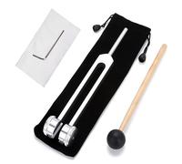 DHWEKU Diapason di Prova diapason 128 hz cur,128 Hz Tuning Fork Lega Alluminio Sintonizzatore Musicale Strumenti per Diagnostica Udito Vibrazione Sonora Cur per Yoga Rilassare Il Corpo