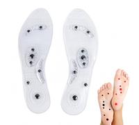 DHWEKU solette ortopediche Solette Magnetiche, Solette Massaggio,Solette Plantari, Solette per Agopressione,Unisex,Terapia Magnetica,Dimagrimento,calze plantare,Prevenzione Della Fascite,1 Paio,40-44